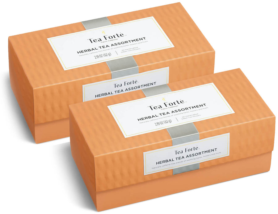 Herbal Tea Tasting Assortment Presentation Box Duo