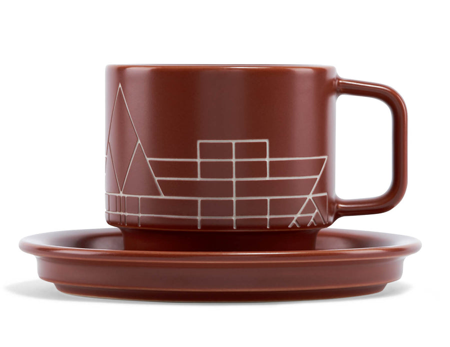 Frank Lloyd Wright Terra Teacup and Saucer