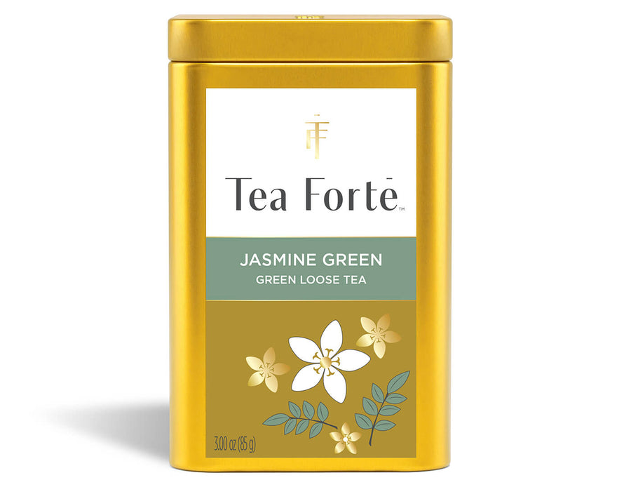 Jasmine Green Loose Leaf Tea Canister