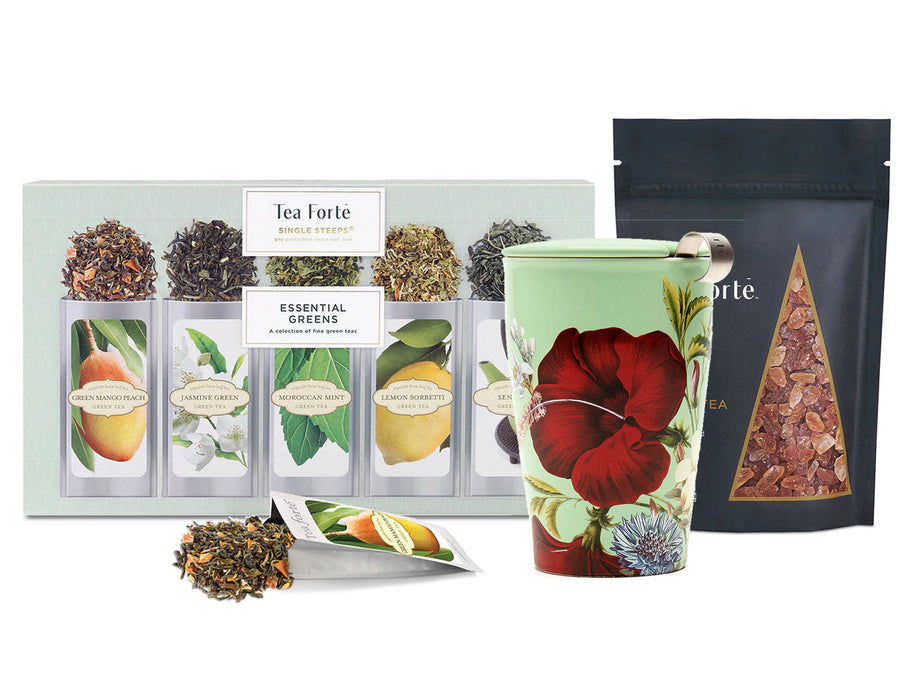 Green Loose Tea & Sugar Set